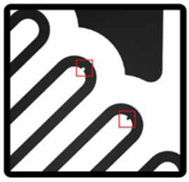 crack/protrusion
